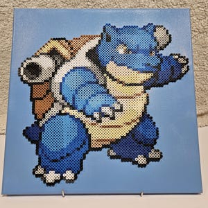 Blastoise Perler Bead Canvas