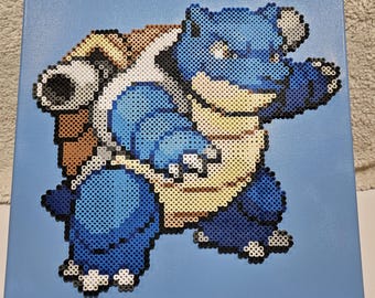 Blastoise Perler Bead Canvas