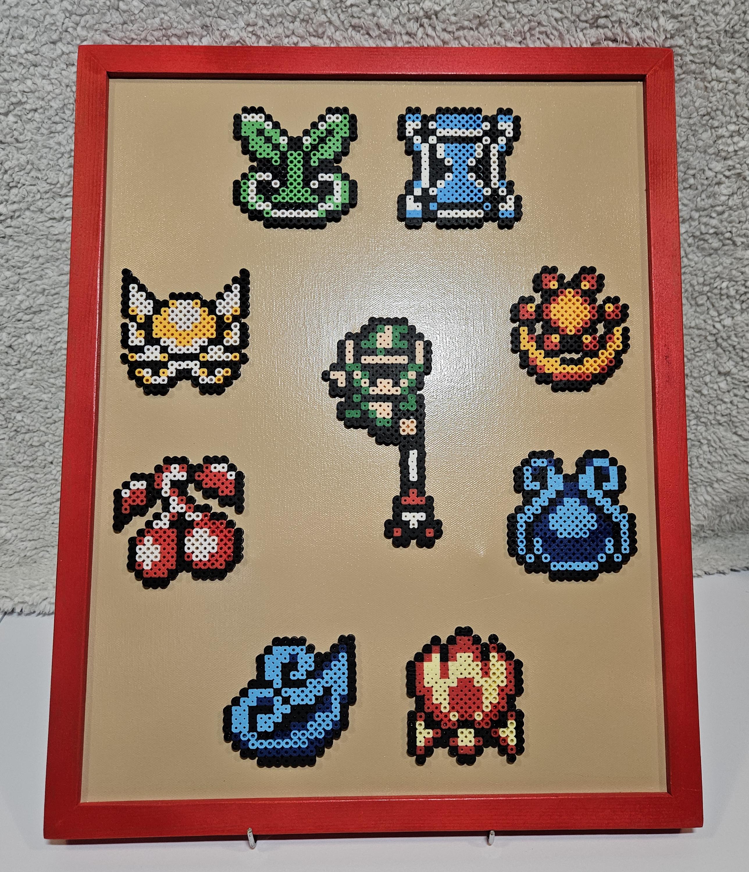 Zelda Oracles of Seasons Perler Bead Art: Essences of Nature