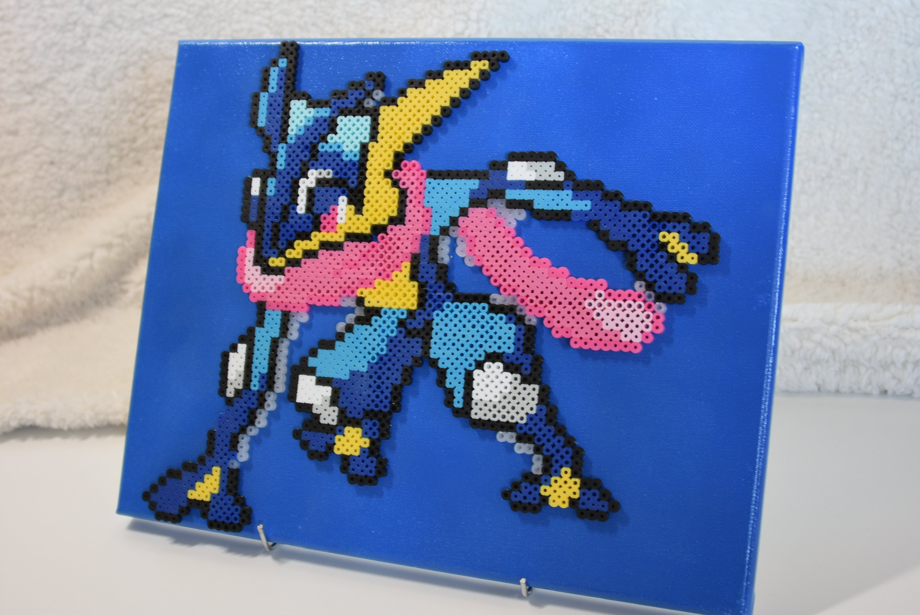 Greninja Perler Bead Canvas - Etsy