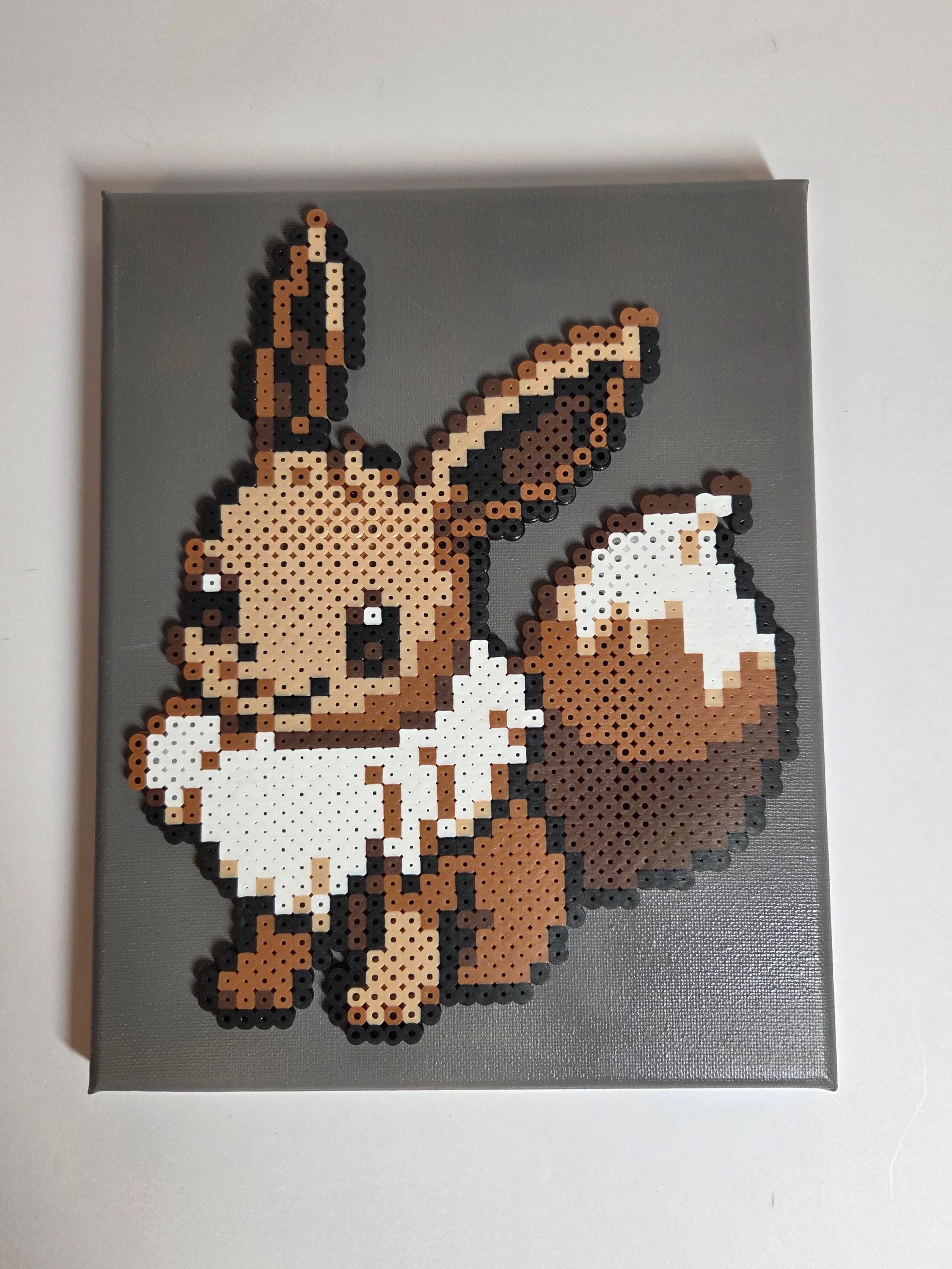 イーブイ ポケモン パーラービーズ キャンバスアート - Etsy 日本