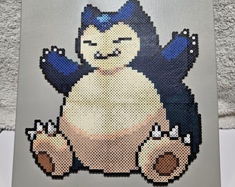 Snorlax Perler Bead Canvas