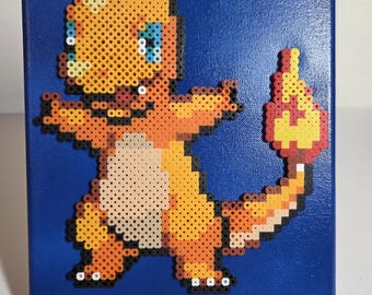 Charmander Perler Bead Canvas