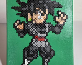 Goku Black Elric Perler Bead Canvas