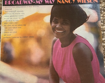 Nancy Wilson Broadway My Way Vintage Compilation LP Record