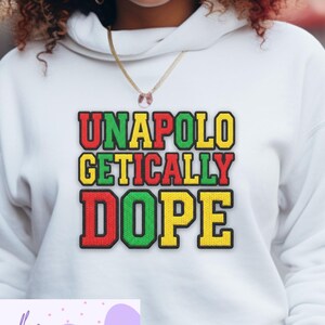 Black History Month Sublimation Design, Faux Chenille Embroidery Patch (PNG)