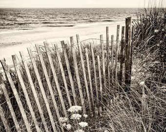 Vintage style Herring point at Cape Henlopen lewes Delaware photograph