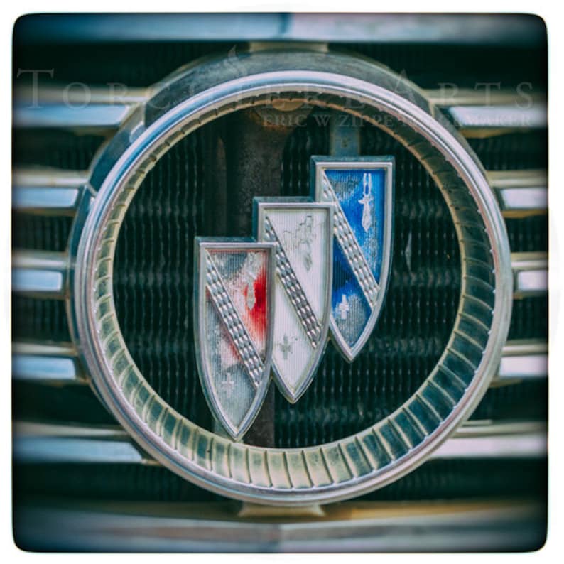 Buick Emblem Photography Classic Car Photography Vintage Car Etsy