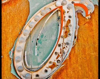 Las Vegas Art from the iconic Neon Boneyard signs as a fine art photograph 8x8 Fine Art Photograph
