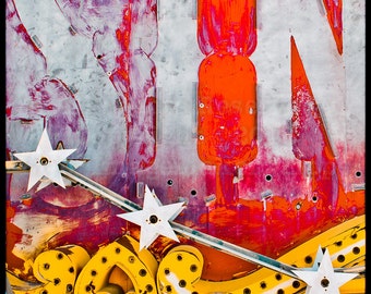 Tempting Las Vegas Art from the iconic Neon Boneyard signs. Sin and Stars