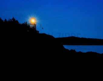 West Quoddy Head Coastal Downeast Maine Lighthouse