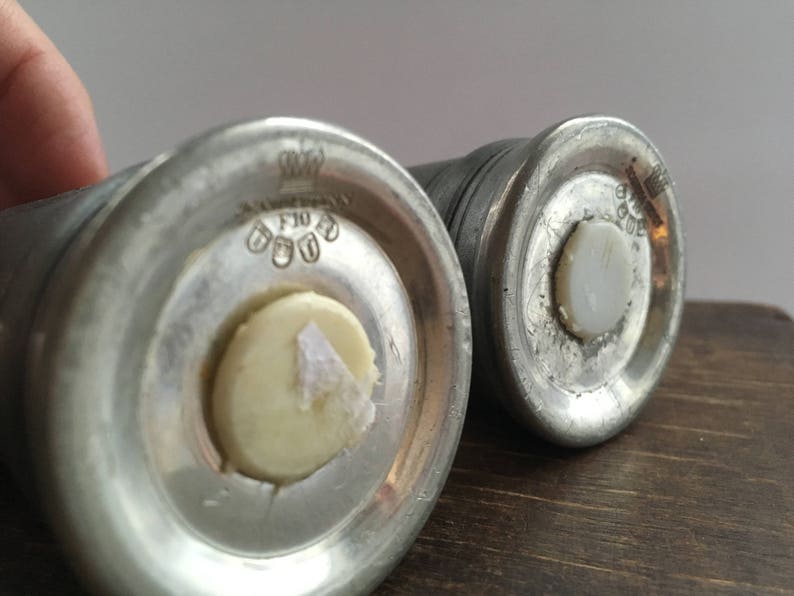 Pewter pepper salt shaker set Scandinavian tin salt pepper shaker set Swedish vintage pepper shaker Vintage Kitchen decor