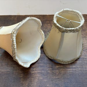Vintage table lamp shades Romantic table lamp shade set beige lamp Clip-On lamp shade Night light