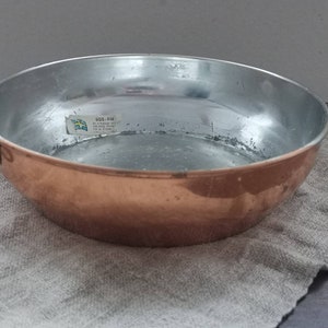 Vintage Swedish Copper  mold Food Jello mold Round mold Farmhouse kitchen decor Copper Pudding mold Cake pan