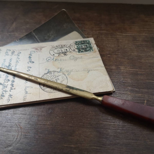 Brass Letter Opener Etsy
