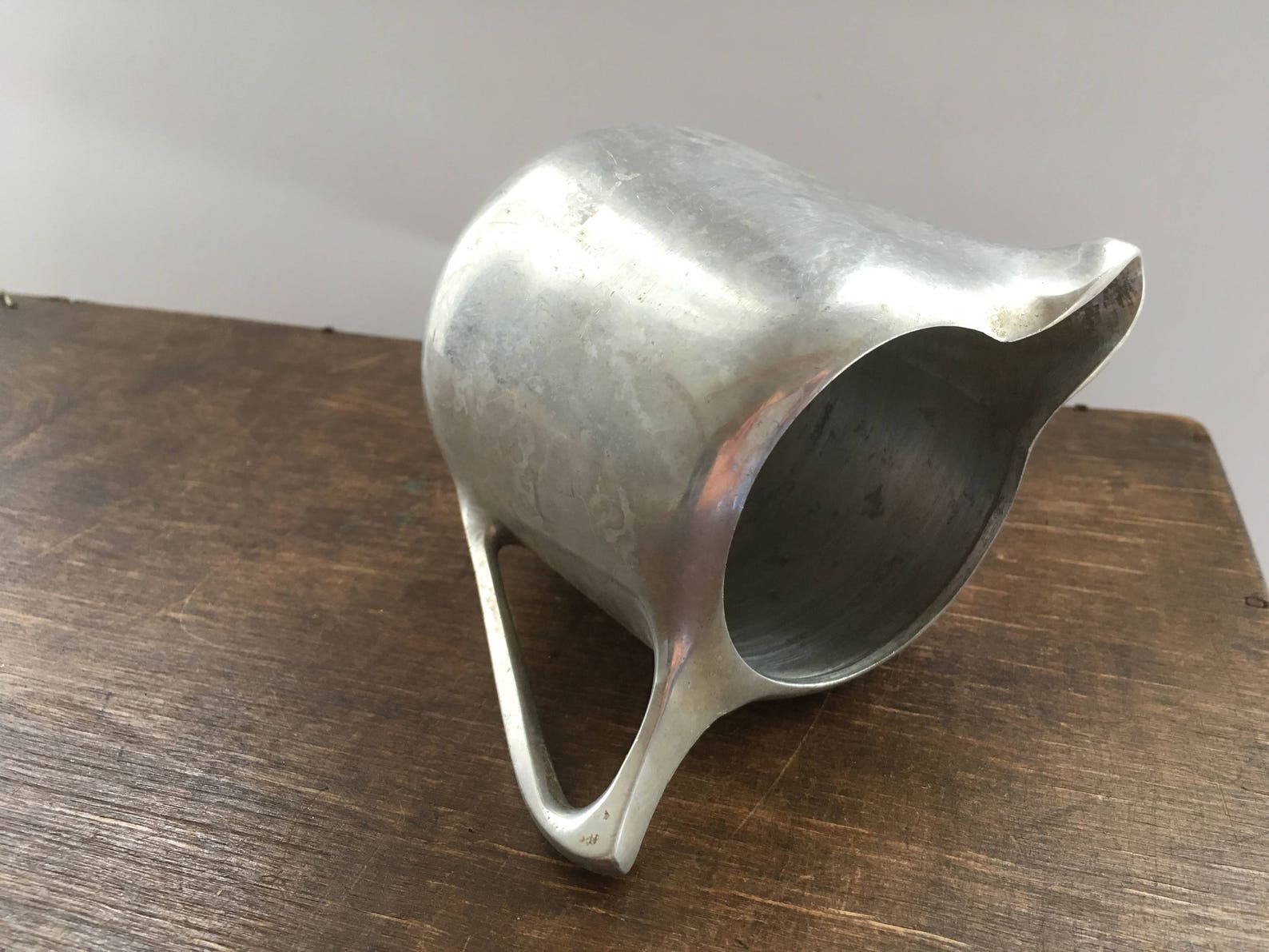 Vintage Tin Creamer Metal Creamer Primitive Creamer Etsy