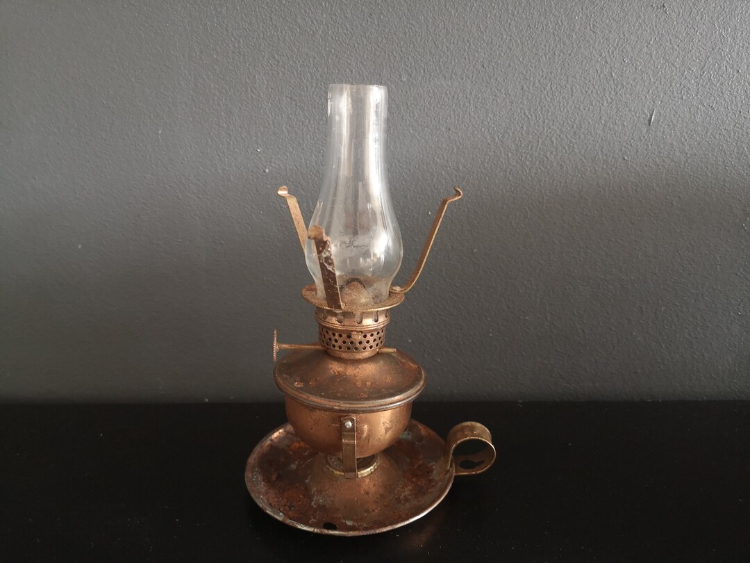 Vintage Oil Lamp Copper Oil Lamp Antique Garden Home Decor - Etsy
