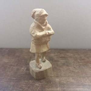Vintage man statue Small human figurine Statue Home decor
