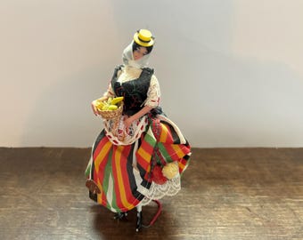 手作りのネパールのイエティ人形とヤク、ネパールのお土産、1990年代頃