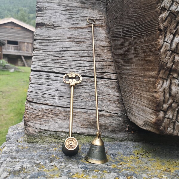 Vintage Candle Snuffer Brass candle snuffer Extinguisher Holiday home decor Christmas home decor