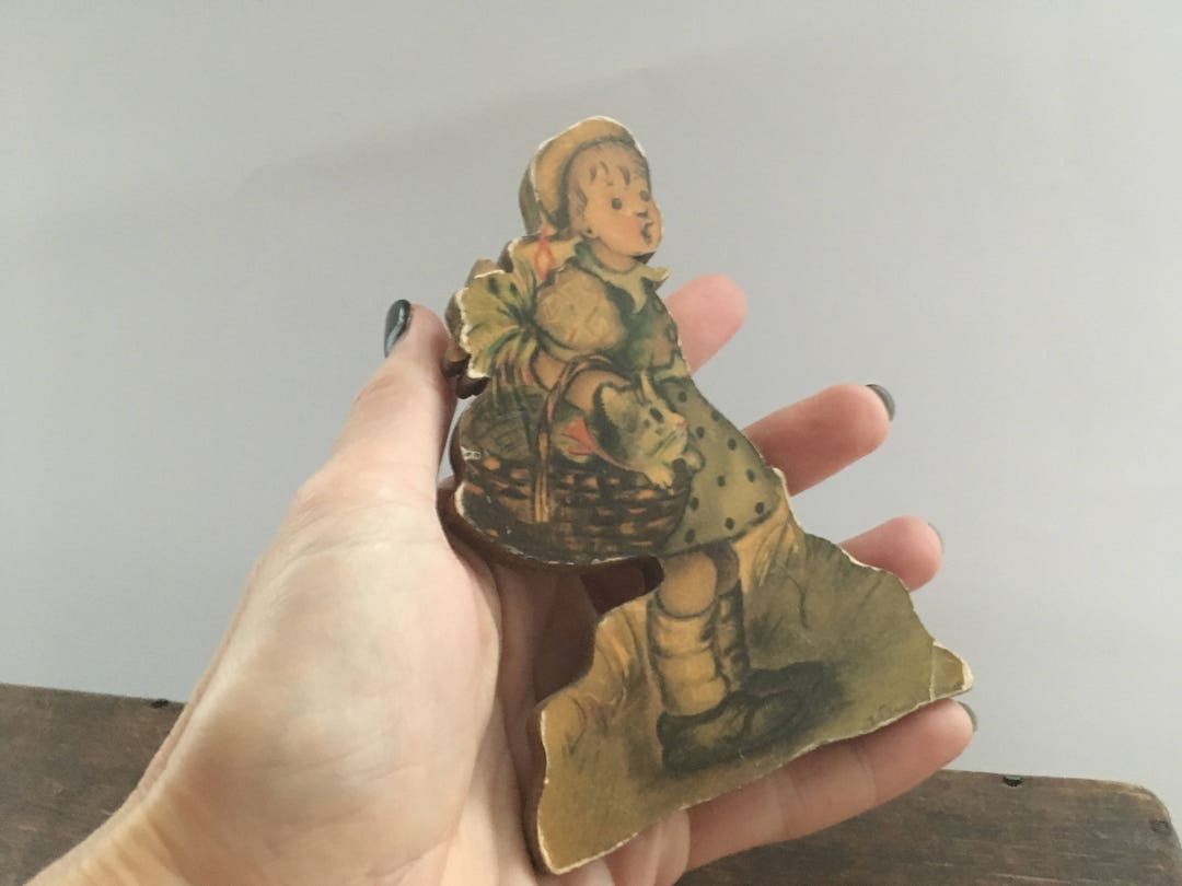 Vintage Kids Wall Hanging HUMMEL Nursery Wall Hanging Kids Room Decor