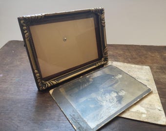 Vintage photo frame Metal photo frame Swedish photo frame