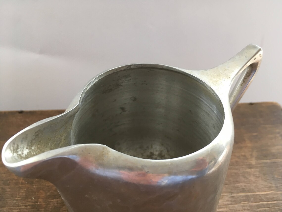 Vintage Tin Creamer Metal Creamer Primitive Creamer Etsy