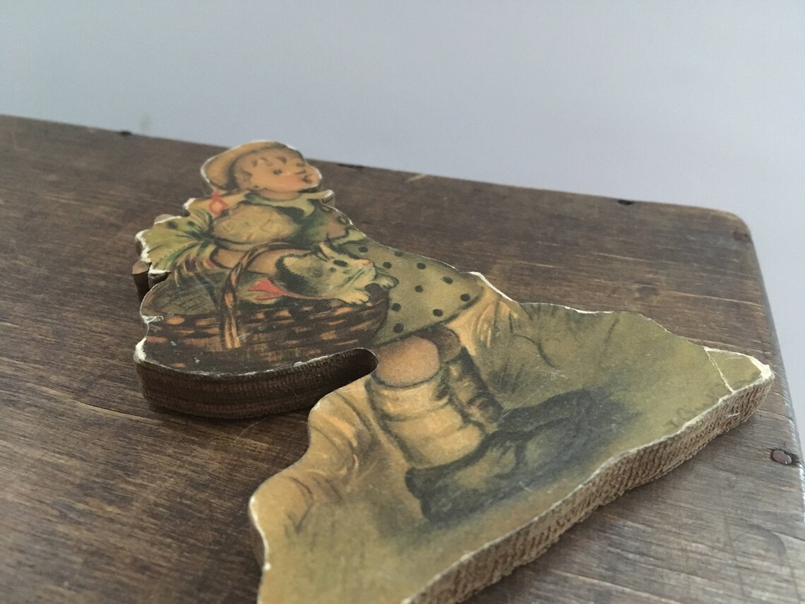 Vintage Kids Wall Hanging HUMMEL Nursery Wall Hanging Kids Etsy