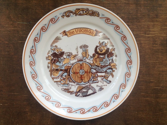 ノルウェー　ハンドクラフト　ベルゲン　皿　手工芸品　3枚セット ノルウェーハンドクラフトベルゲン皿手工芸品3枚セット
