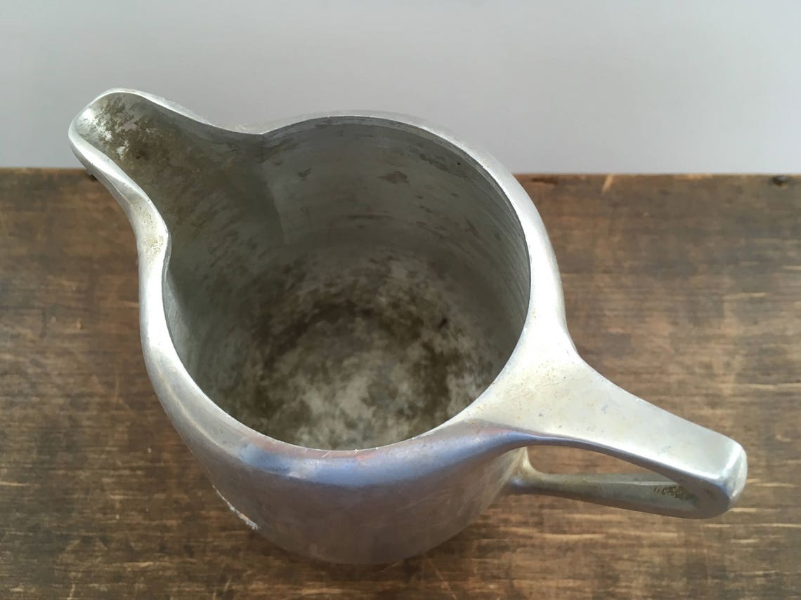 Vintage Tin Creamer Metal Creamer Primitive Creamer Etsy