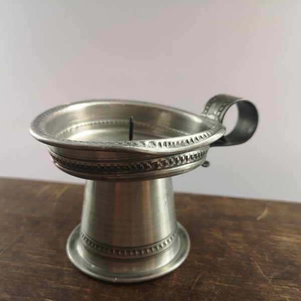 Pewter Candle Holder Etsy
