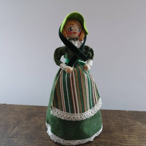 Vintage Fant Gredelin FOLK doll Small Girl figurine Handmade folk doll Folk Doll collectible