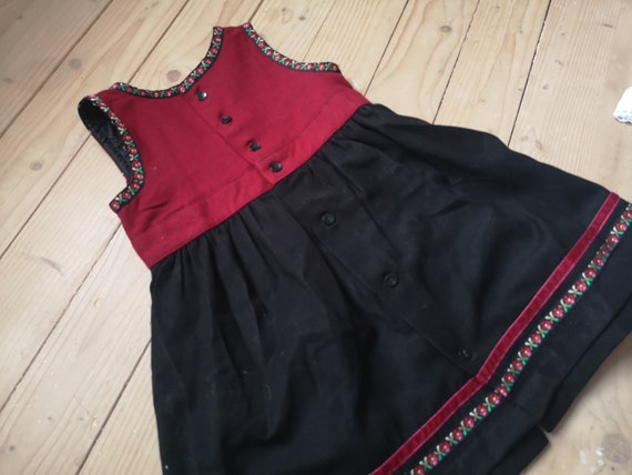 Norwegian bunad Folk Dress and blouse Traditional… - image 2