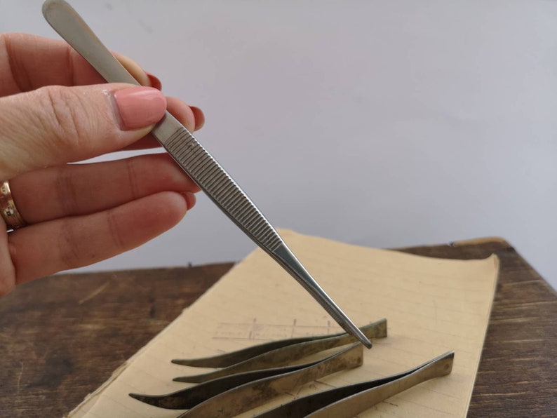 Vintage Soviet Medical Tongs Set of 4 Small Medical Tweezers Etsy