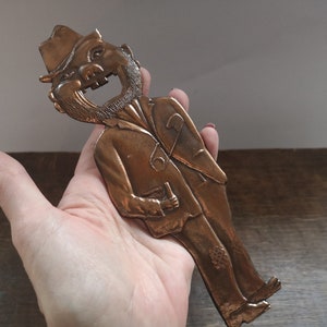 Vintage copper bottle opener Metal bottle opener Collectible  Bottle opener Souvenir Bottle opener collectible