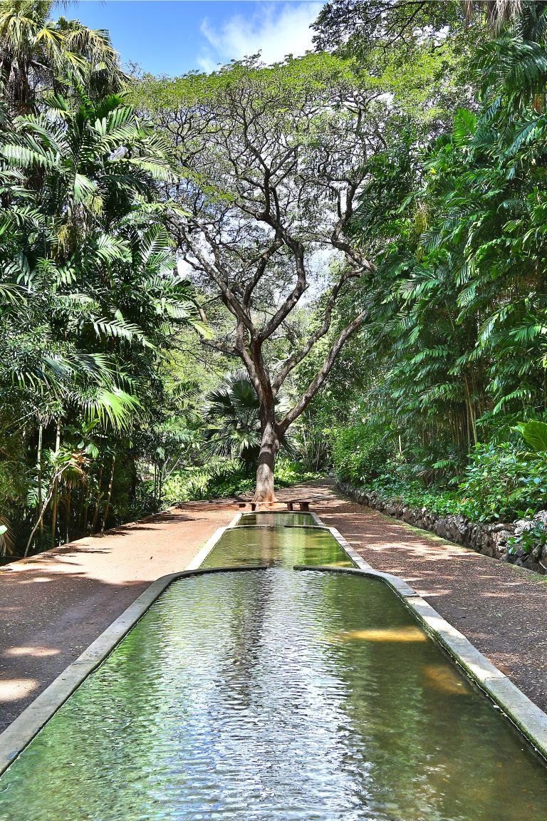 Hawaii Kauai Zen Garden pool fountain tranquil peaceful Etsy