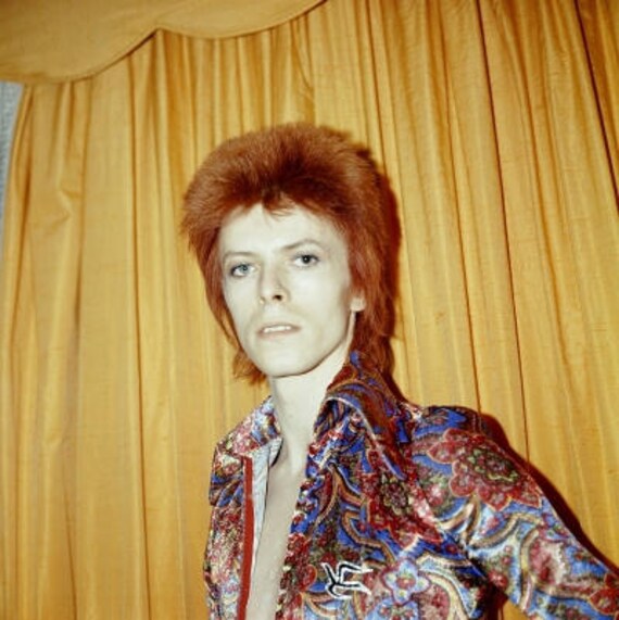 David Bowie Young 70s Under Pressure Lets Dance Black And Etsy