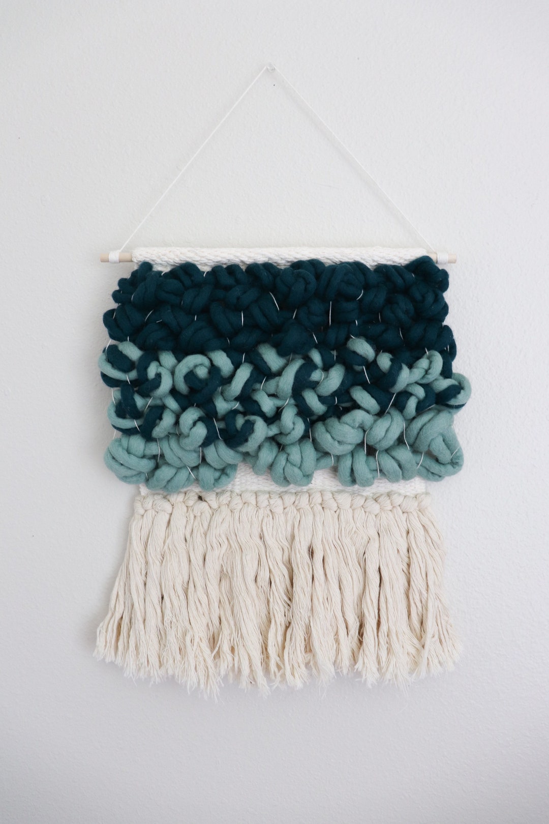 Stunning Textured Woven Apartment Wall Hanging image