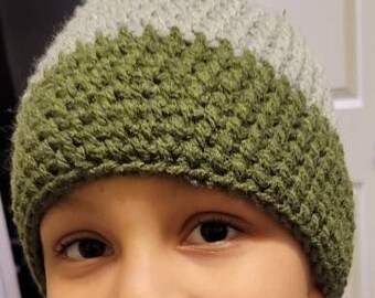 Boys Girls Adult women men crocheted beanie hat