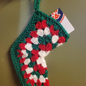Mini porte-cartes cadeau pour grand-mère crocheté à la main