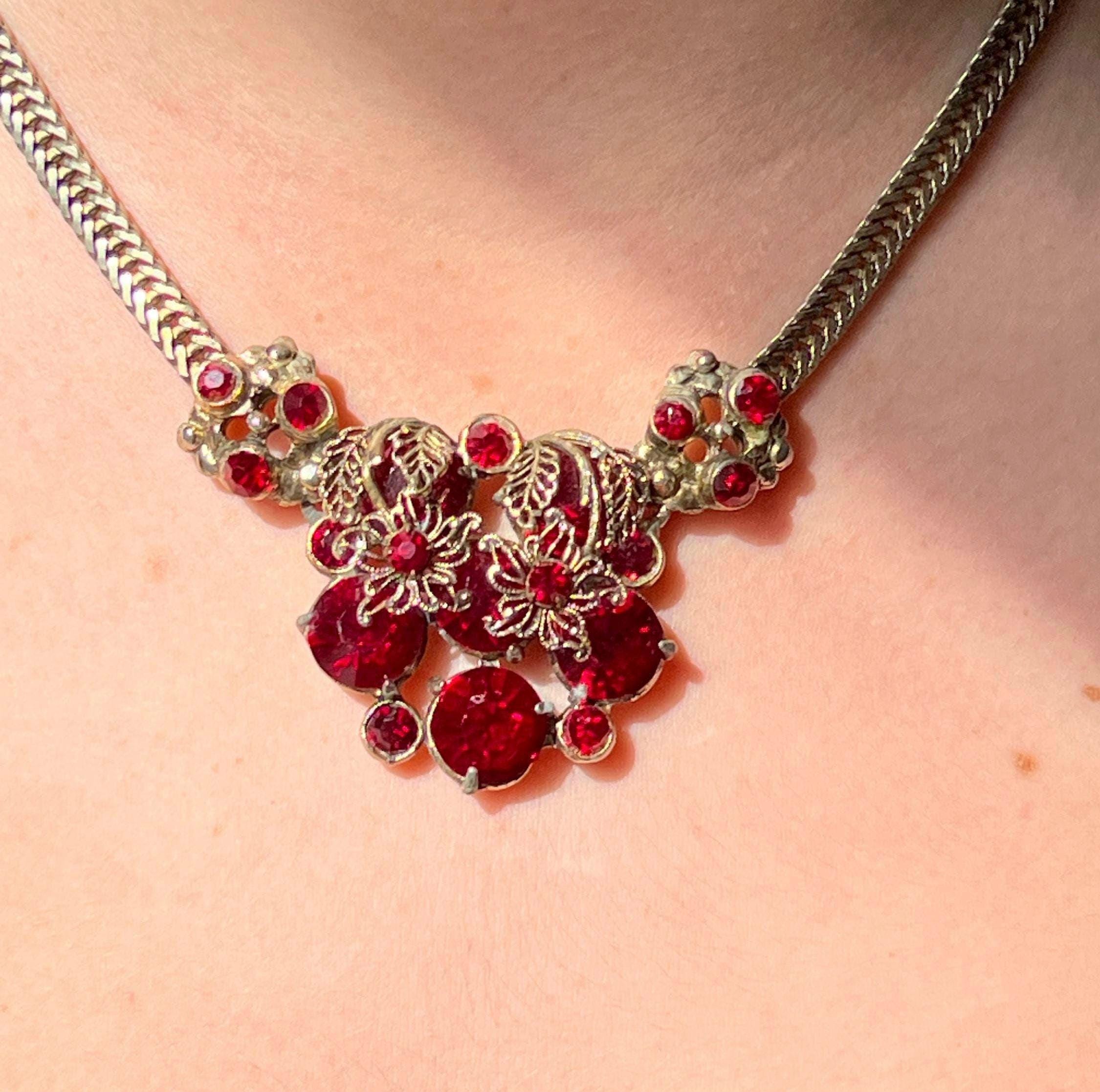 60s USA Selini Vintage buddha & dragon Unsigned necklace by