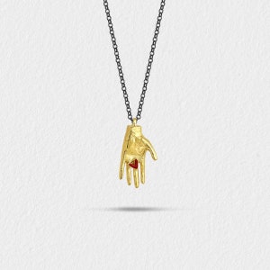 Hand necklace image 1