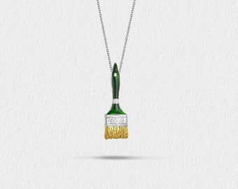 Brush necklace