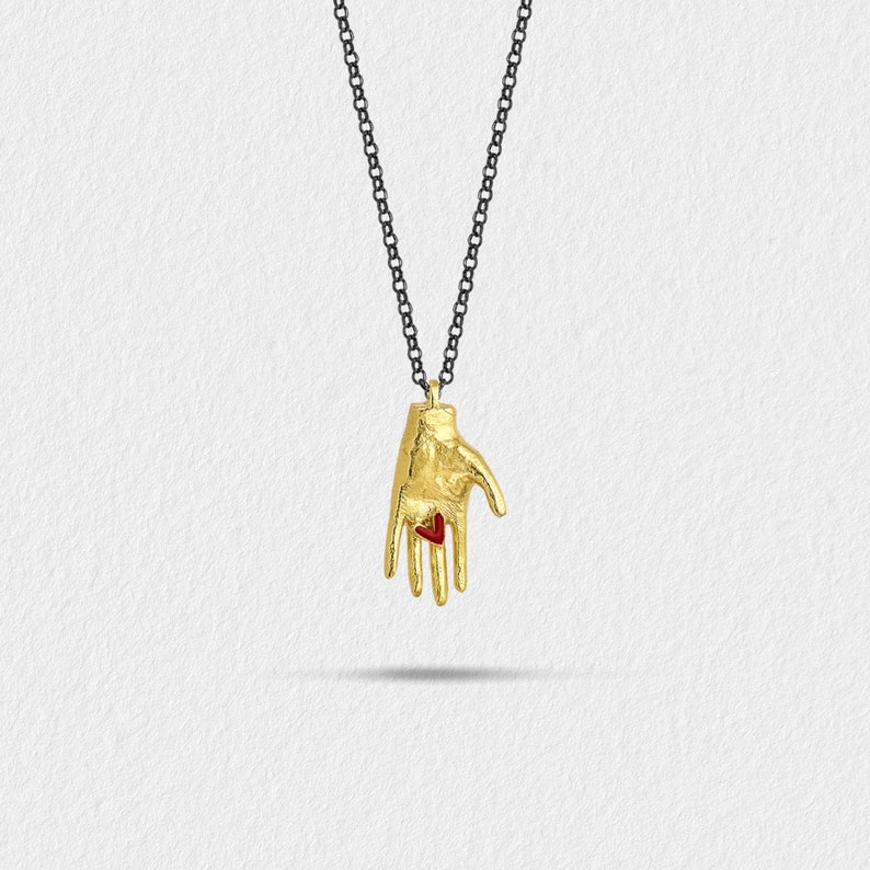 Hand necklace image 1