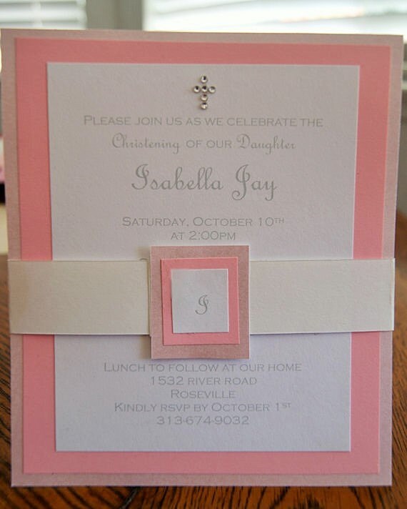 Christening Invitation Etsy