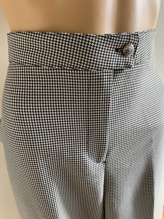 Vintage hounds tooth trousers, vintage houndstooth ri… - Gem