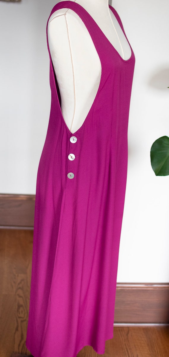 Vintage Maxi Dress, Summer Maxi Dress, sleeveless… - image 7