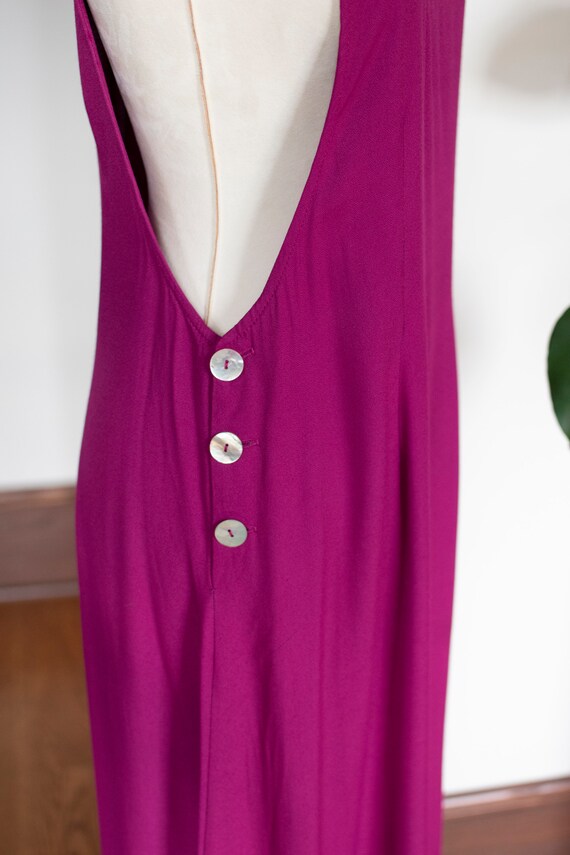 Vintage Maxi Dress, Summer Maxi Dress, sleeveless… - image 6
