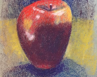 Apple 2 - original pastel painting