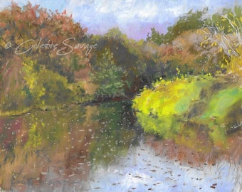 A Bend in the Creek - High Quality Giclee Print